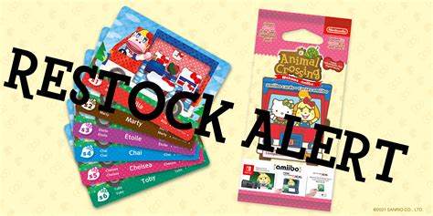 sanrio amiibo card restock